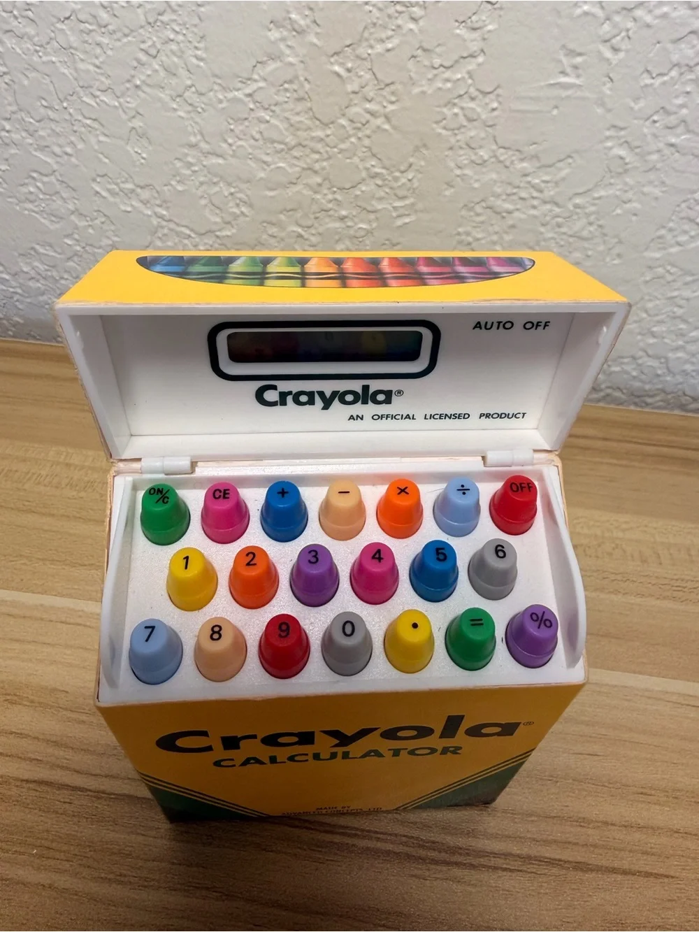 Crayola Multicolor Crayon-Top Calculator Vintage 90’s Tested Working New